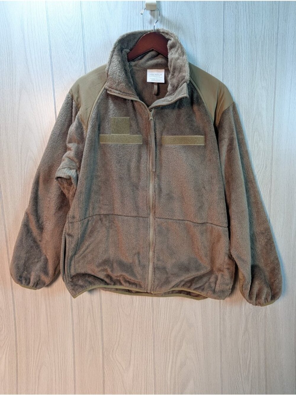 USGI Jacket Fleece Cold Weather Gen III Green Large Reg Military Full Zip